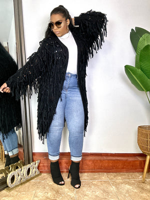 Glamorous Fringe | Knit Cardigan