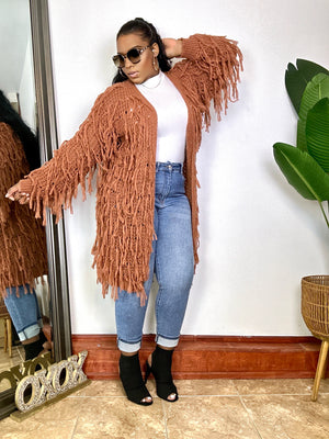 Glamorous Fringe | Knit Cardigan