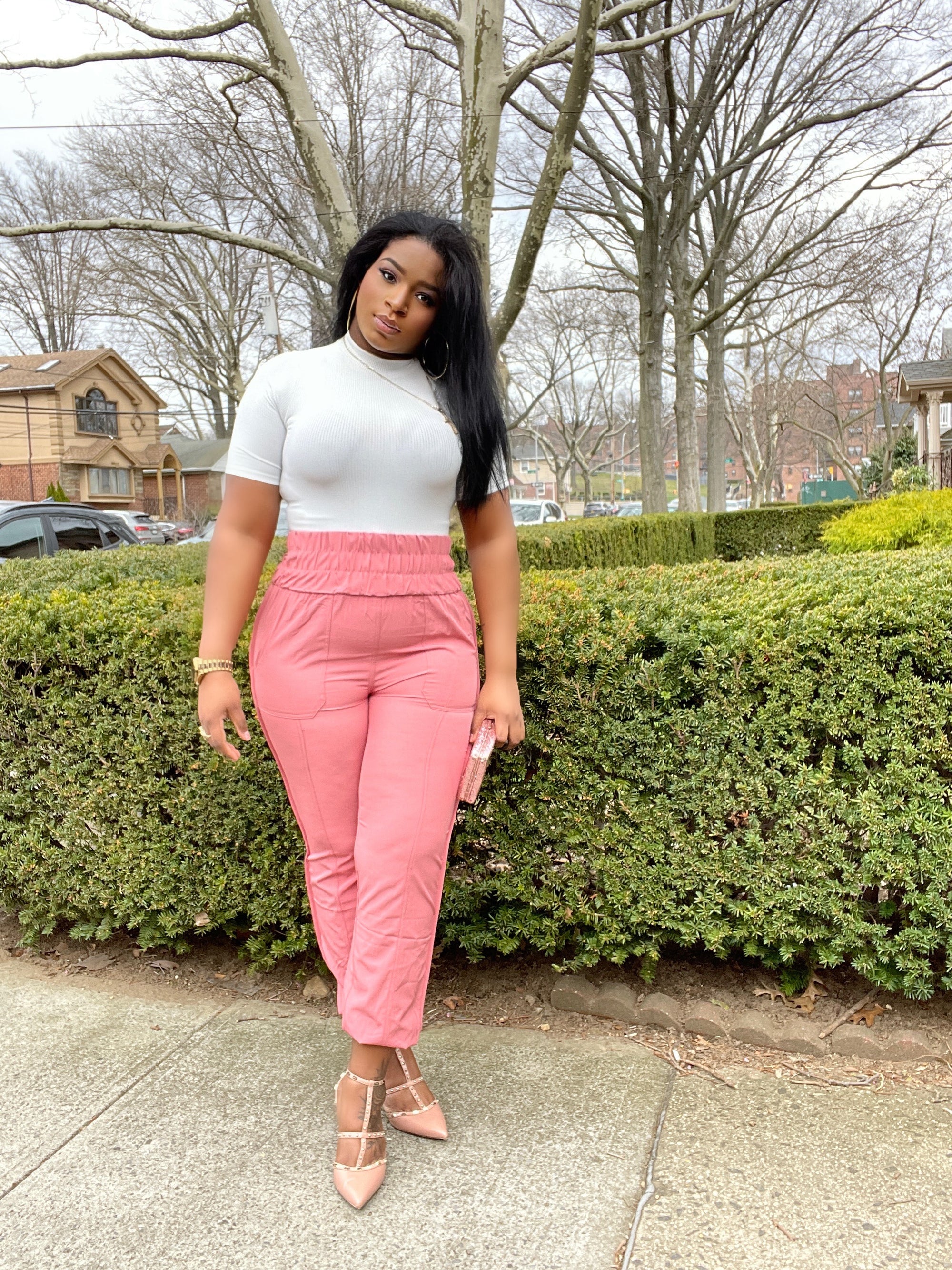 Cutie In Pink | Jogger Pants